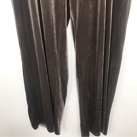 Suzanne Betro Two Piece Brown Velour Matching Lounge Pants and Top NEW - Picture 11 of 16